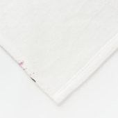 Couverture Polaire Jalon de triplets floraux à l'aquarelle mignonne (Coin)