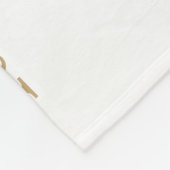 Couverture Polaire Jalon mensuel rose rose pâle Chic Woodland (Coin)