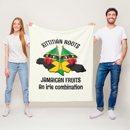 Couverture Polaire JAMAICA ST KITTS Irie Combination (En situation)