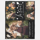 Couverture Polaire JAMAIS DANS NOS COEURS Photo Memorial (Devant)