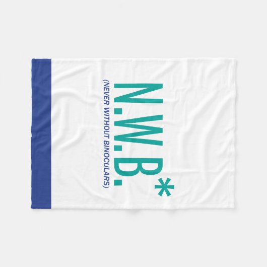 Couverture Polaire Jamais sans jumelles (Devant (Horizontal))