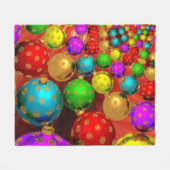 Couverture Polaire Jamboree d'ornement de Noël (Devant (Horizontal))