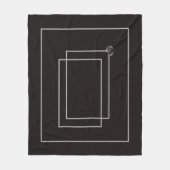 Couverture Polaire Japandi mer vie côtière beige neutre monochrome (Devant)