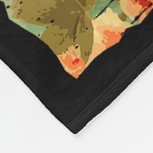 Couverture Polaire Japanese Koi Fish Cherry Blossoms Sakura Art Men W (Coin)