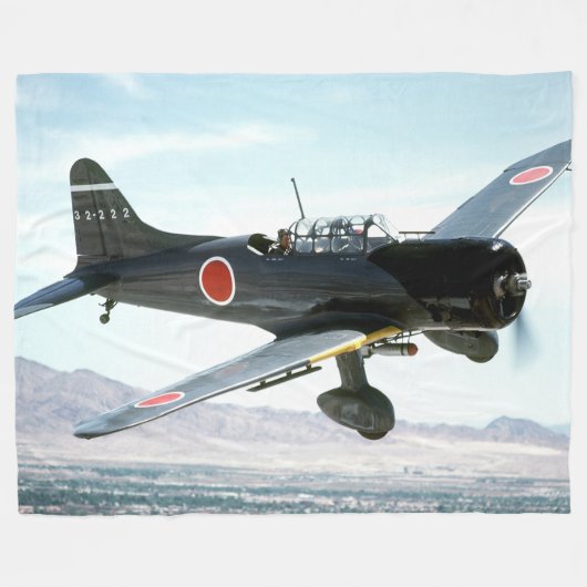 COUVERTURE POLAIRE JAPENESWE ZERO FIGHTER AVION (Devant (Horizontal))