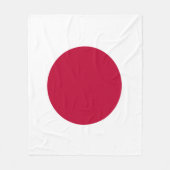 Couverture Polaire Japon - Drapeau japonais - Hinomaru (Devant)
