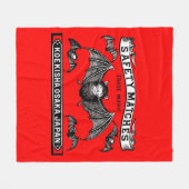 Couverture Polaire Japonais La Sécurité Correspond À Art Bats (Devant (Horizontal))