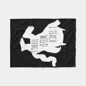 Couverture Polaire J'Apprends Des Choses Sauvages Monster Fun Cadeaux (Devant (Horizontal))