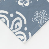 Couverture Polaire Jardin Au Fil - Une Danse Florale Traditionnelle (Coin)