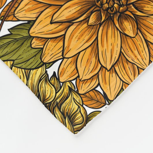 Couverture Polaire Jardin d'automne 1 (Coin)