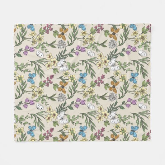 Couverture Polaire Jardin de campagne (Devant (Horizontal))