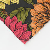 Couverture Polaire Jardin de Dahlia (Coin)