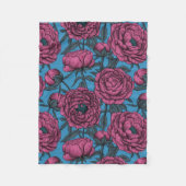 Couverture Polaire Jardin de galets (Devant)