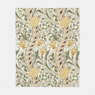 Couverture Polaire Jardin de jonquilles William Morris Fleur Classiqu