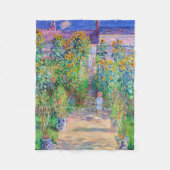 Couverture Polaire Jardin de l'artiste, Monet (Devant)