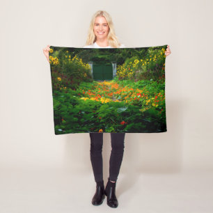 Couverture Polaire Jardin de Monet, Giverny, France en automne