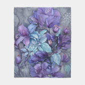 Couverture Polaire Jardin de Periwinkle (Devant)