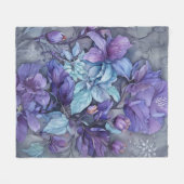 Couverture Polaire Jardin de Periwinkle (Devant (Horizontal))
