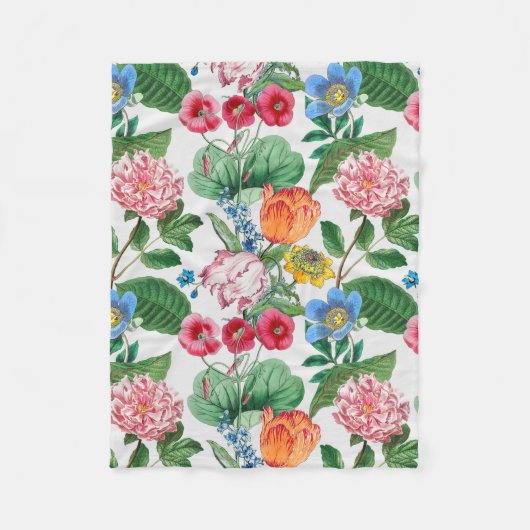 Couverture Polaire Jardin de printemps (Devant)