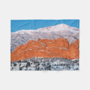 Couverture Polaire Jardin des Dieux Pikes P[eak, Colorado