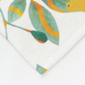 Couverture Polaire Jardin des oiseaux verts (Coin)
