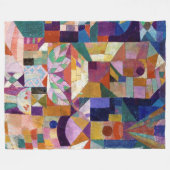 Couverture Polaire Jardin du château, Paul Klee (Devant (Horizontal))