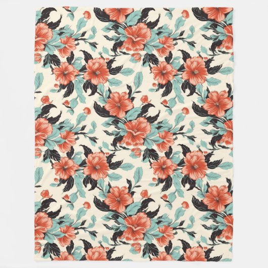 Couverture Polaire Jardin du corail (Devant)