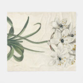 Couverture Polaire Jardin en ivoire (Devant (Horizontal))