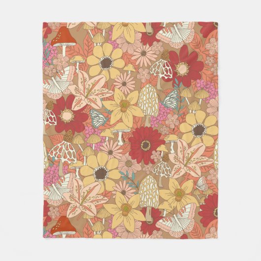 Couverture Polaire Jardin forestier Fleece Blanket (Devant)