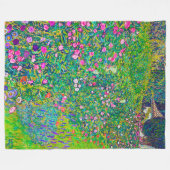 Couverture Polaire Jardin Italien, Gustav Klimt (Devant (Horizontal))