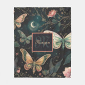 Couverture Polaire Jardin magique de minuit (Devant)