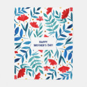 Couverture Polaire Jardin magique Fête des mères (Devant)