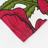 Couverture Polaire Jardin Red Poppy 2 (Coin)