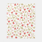 Couverture Polaire Jardin rose (Devant)