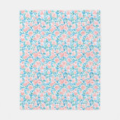 Couverture Polaire Jardin rose 2 (Devant)