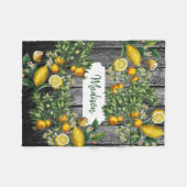 Couverture Polaire Jardin rustique d'agrumes (Devant (Horizontal))