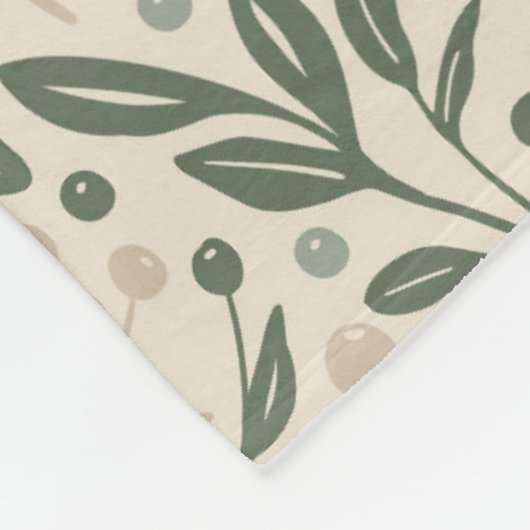 Couverture Polaire Jardin Sage (Coin)