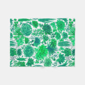 Couverture Polaire Jardin succulent (Devant (Horizontal))
