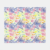Couverture Polaire Jardin surréaliste (Devant (Horizontal))