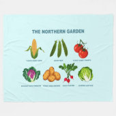 Couverture Polaire Jardin végétal du Nord (Devant (Horizontal))