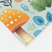 Couverture Polaire Jardin vert champêtre (Coin)