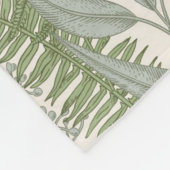 Couverture Polaire Jardin vert fleuri (Coin)