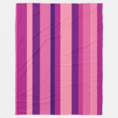 Couverture Polaire Jardin Violet (Devant)