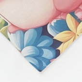 Couverture Polaire Jardin Whimsical de lapins Joueurs Design de couve (Coin)