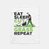 Couverture Polaire Jardinier à gazon (Devant)