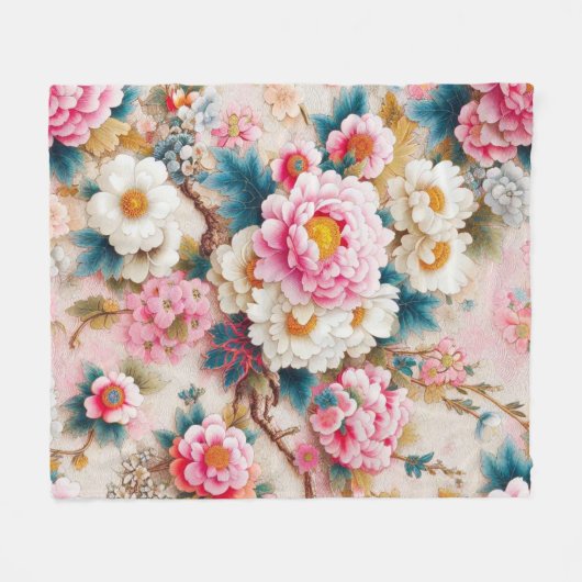 Couverture Polaire Jardins d'automne (Devant (Horizontal))