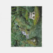 Couverture Polaire Jardins japonais paisibles (Devant)