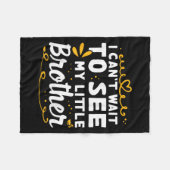 Couverture Polaire J'attends de voir Little Brother Design pour (Devant (Horizontal))