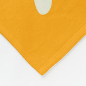 Couverture Polaire Jaune Blanc Tropical Floral Botanique Été (Coin)