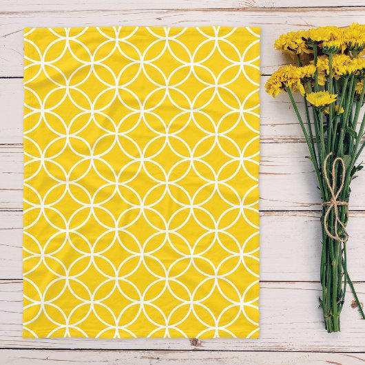 Couverture Polaire Jaune citron